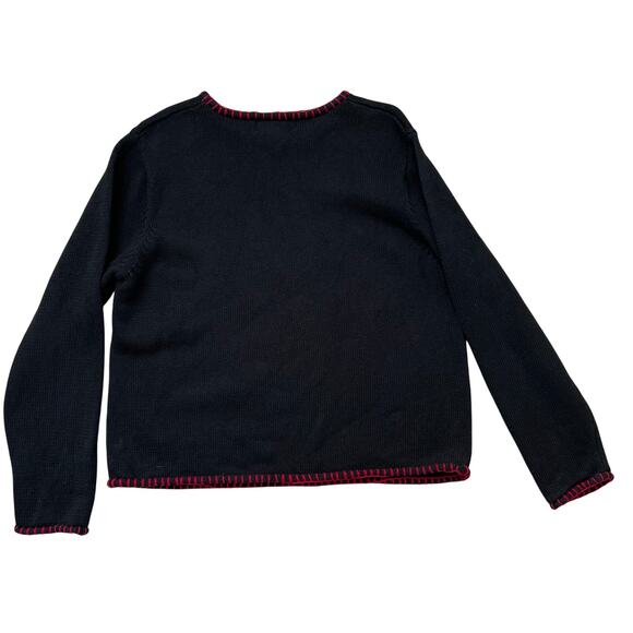 Orvis Black Christmas Sweater Pullover Crewneck XL Holiday Gorpcore Casual - Picture 2 of 5